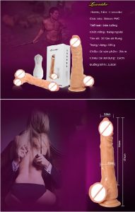 dương vật rung ngoáy sạc pin loveaider imperial