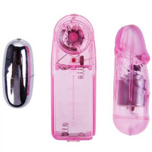 Trứng Rung Điều Khiển Từ Xa Máy Rung Tình Yêu Inox 2 Đầu 2 Pin Màu Hồng