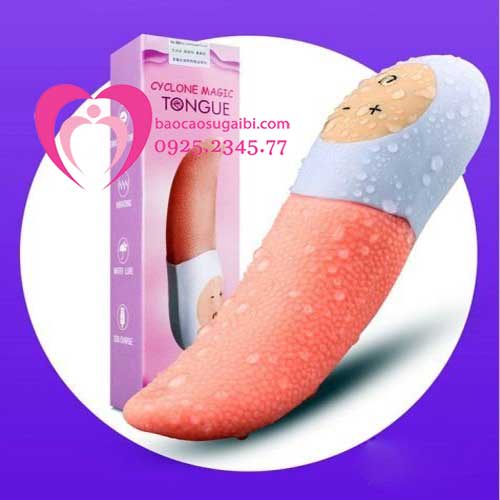 Lưỡi rung liếm âm đạo phát nhiệt cho nữ Cyclone Magic Tongue