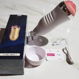 Âm đạo giả gắn tường rung rên JIUAI 41