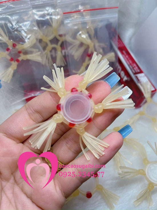 Vòng đeo râu rồng silicon có bi cho nam