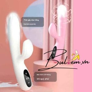 Dương Vật Giả Rung Hút Có Màn Hình LCD Cao Cấp