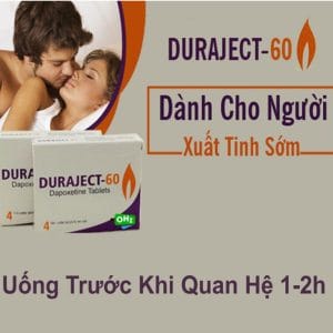 Viên Uống Kéo Dài Thời Gian Cho Nam Giới Duraject 60mg