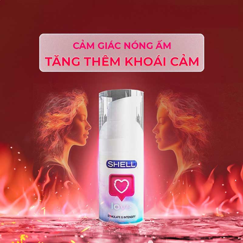 GEL BÔI TRƠN TĂNG KHOÁI CẢM NỮ SHELL LOVE