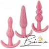Bộ 3 Món Phích Cắm Hậu Môn Silicone Siêu Mềm